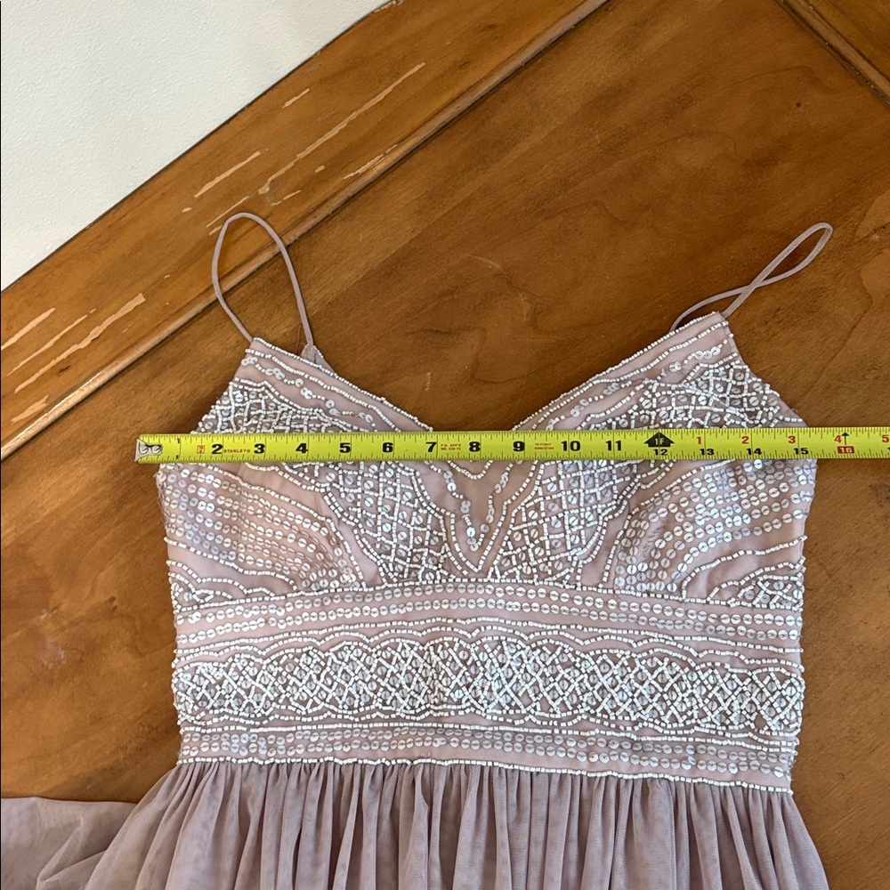 Adrianna Papell Mauve Maxi Dress Size 2 - Picture 14 of 14